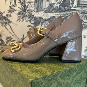 Gucci Patent Leather Mary Jane Heels
